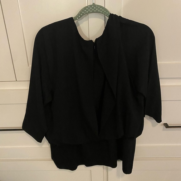 Cabi Black Indulgence 3/4 Sleeve Blouse Style #5205 Size XL - Picture 5 of 5